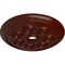 Ekena Millwork Spiral Ceiling Medallion (Fits Canopies up to 4"), 25 1/4"OD x 4"ID x 2"P, Brushed Mahogany CM25SPBMF - alternate 3